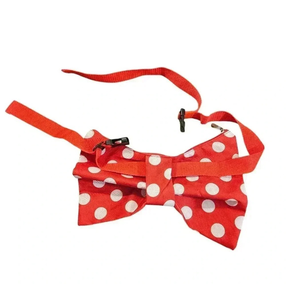Red Polka Dot Bow Bag - Picture 3 of 5